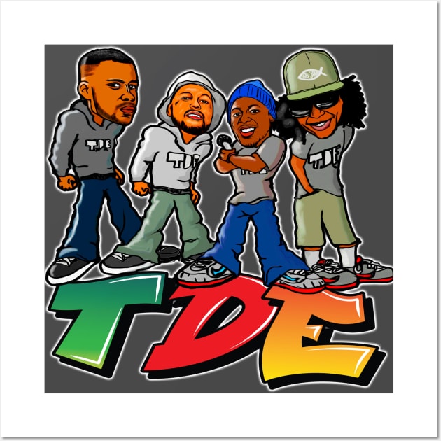 TDE Graffiti Style Wall Art by artcustomized